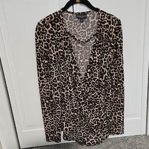 Bold Elements Leopard Print Women's Top